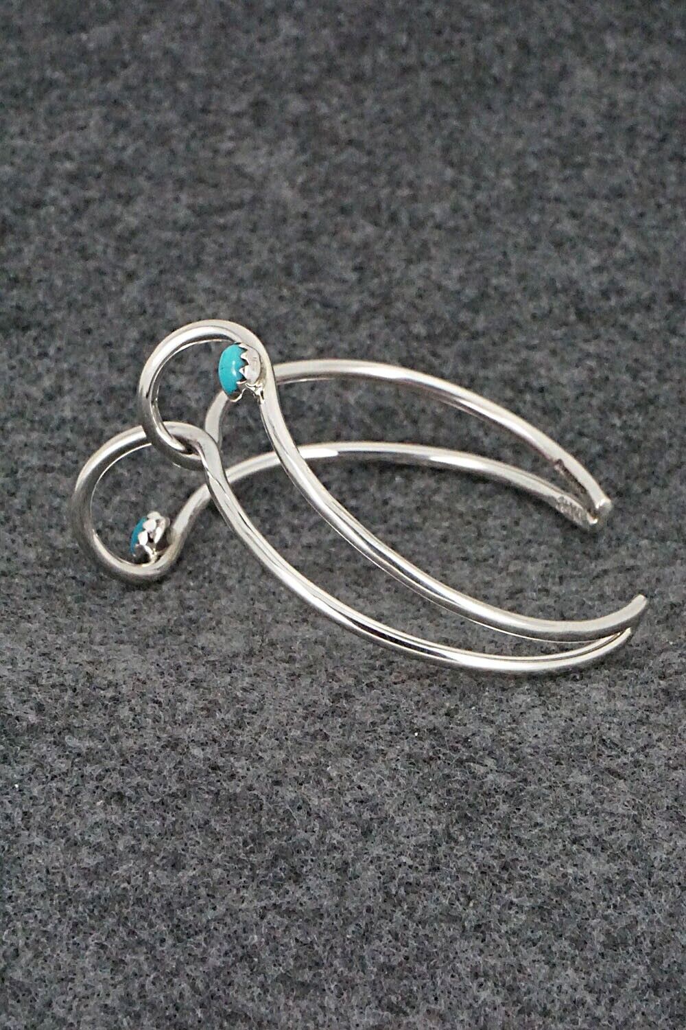 Turquoise & Sterling Silver Bracelet - Yolanda Skeets