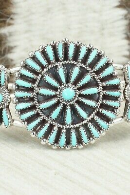 Turquoise & Sterling Silver Bracelet - Judy Wallace