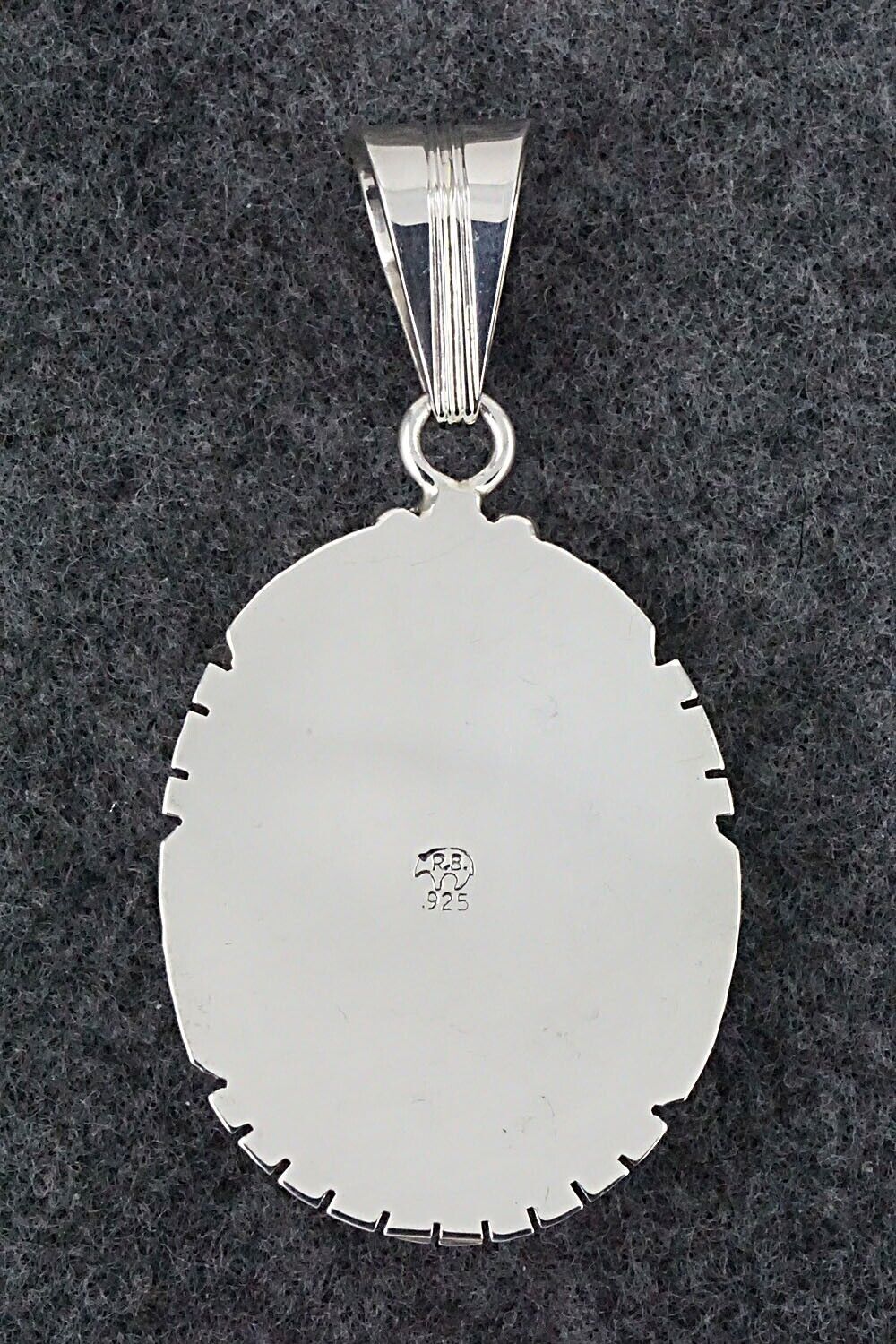 Lapis & Sterling Silver Pendant - Samuel Yellowhair
