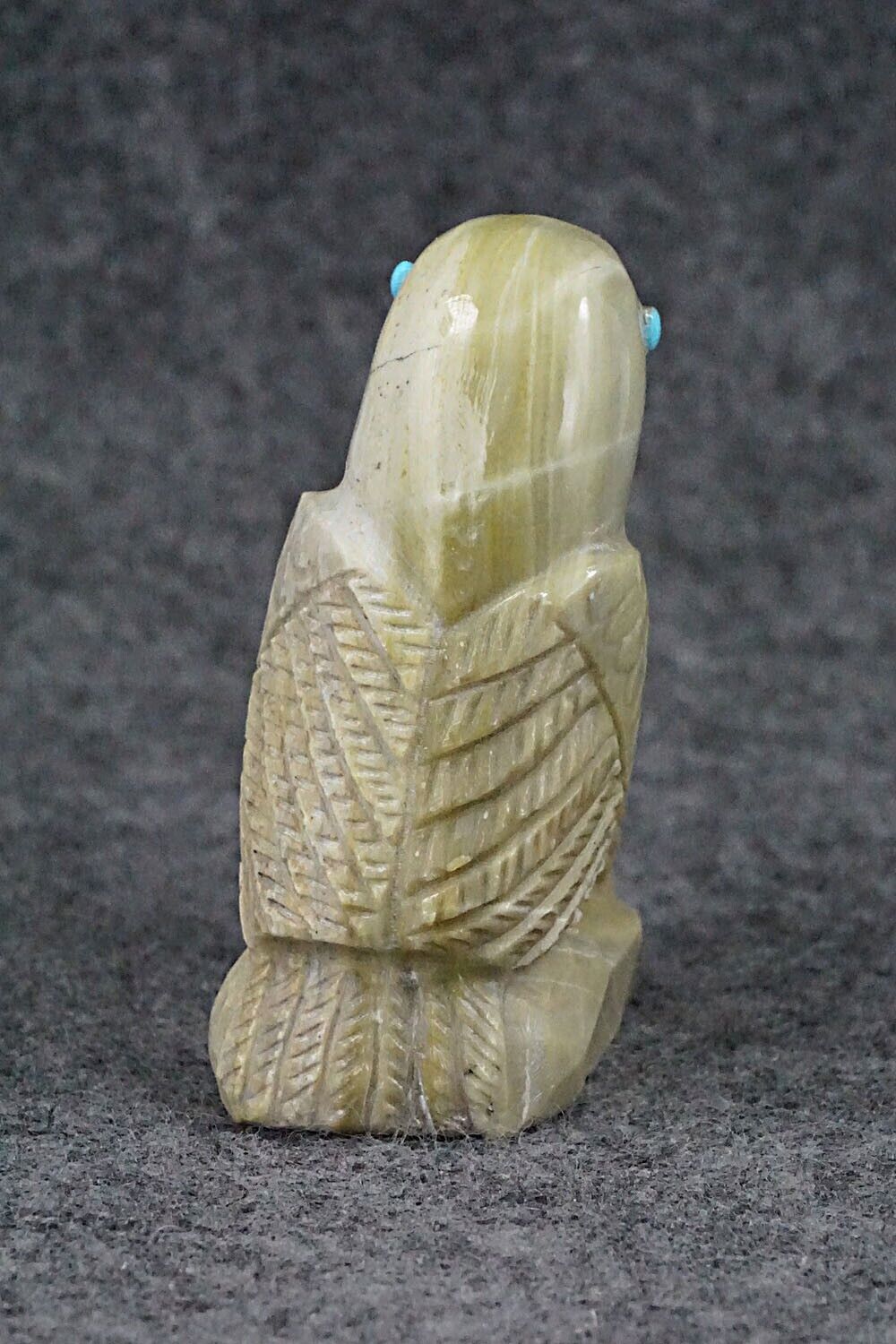 Toucans Zuni Fetish Carving - Colton Kaamasee