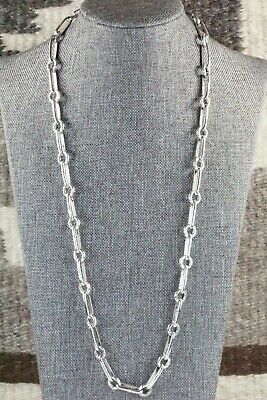 Navajo Sterling Silver Chain Necklace - Ben Begay