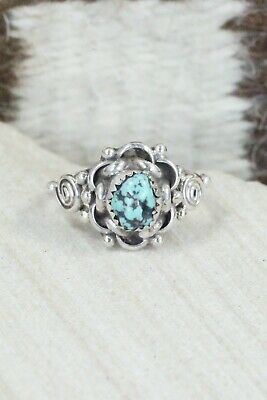 Turquoise & Sterling Silver Ring - Maritta Martinez - Size 9