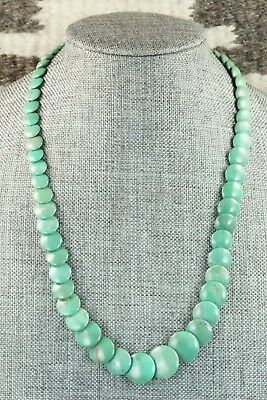 Turquoise & Sterling Silver Necklace - Navajo