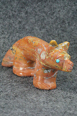 Wolf Zuni Fetish Carving - Ronnie Lunasee