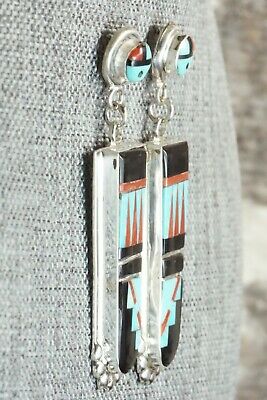 Multi Stone & Sterling Silver Earrings - Patty Edaakie
