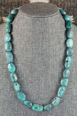 Turquoise & Sterling Silver Necklace - Navajo