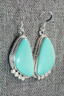 Turquoise and Sterling Silver Earrings - Sharon McCarthy
