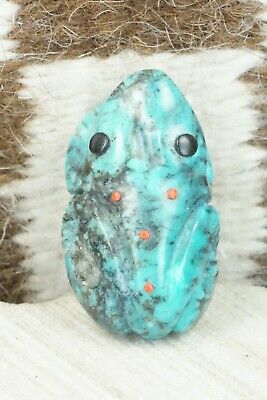 Frog Zuni Fetish Carving - Reynold Lunasee
