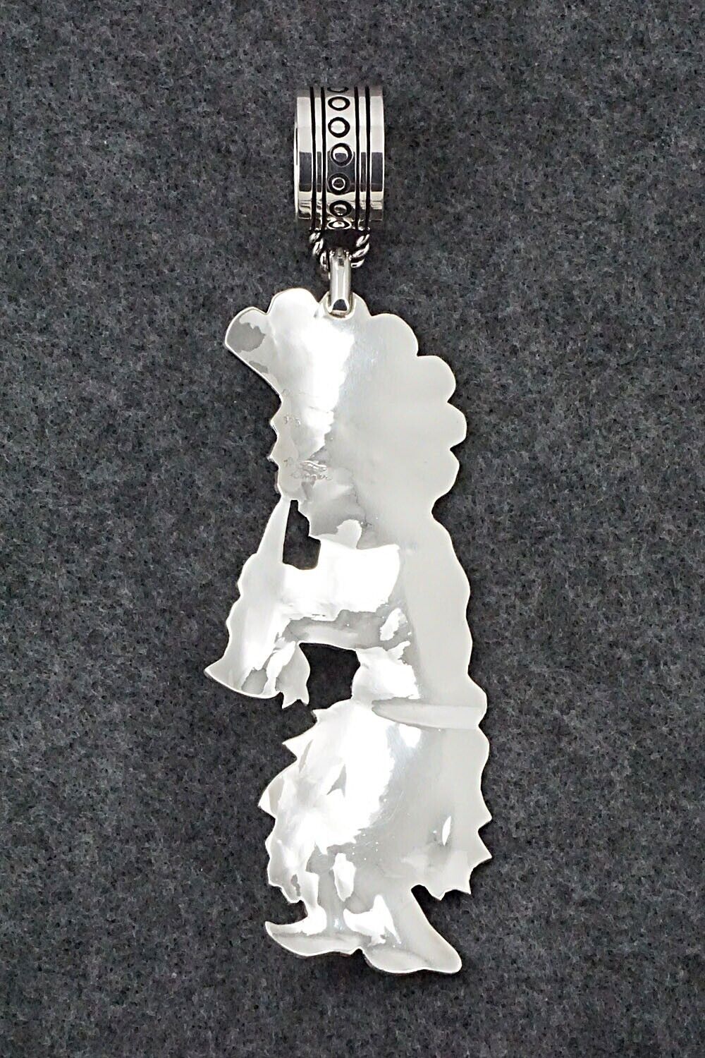 Turquoise & Sterling Silver Pendant - Richard Singer