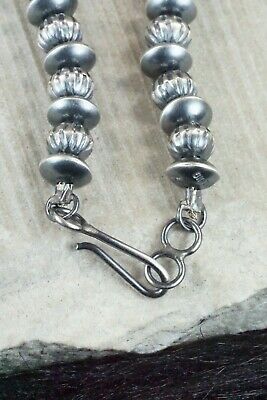 Sterling Silver Navajo Pearl Necklace & Earrings - Tonisha Haley