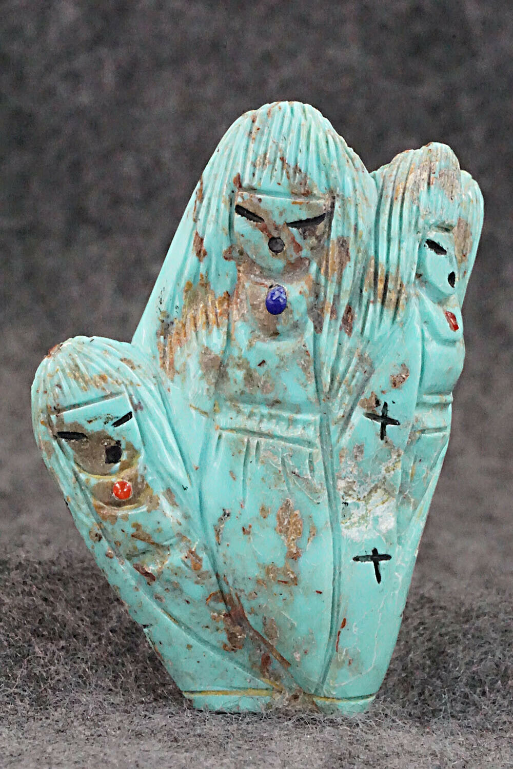 Corn Maiden Zuni Fetish Carving - Sandra Quandelacy