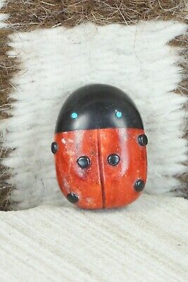 Ladybug Zuni Fetish Carving - Reynold Lunasee