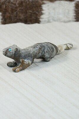 Mountain Lion Zuni Fetish Carving - Lance Cheama