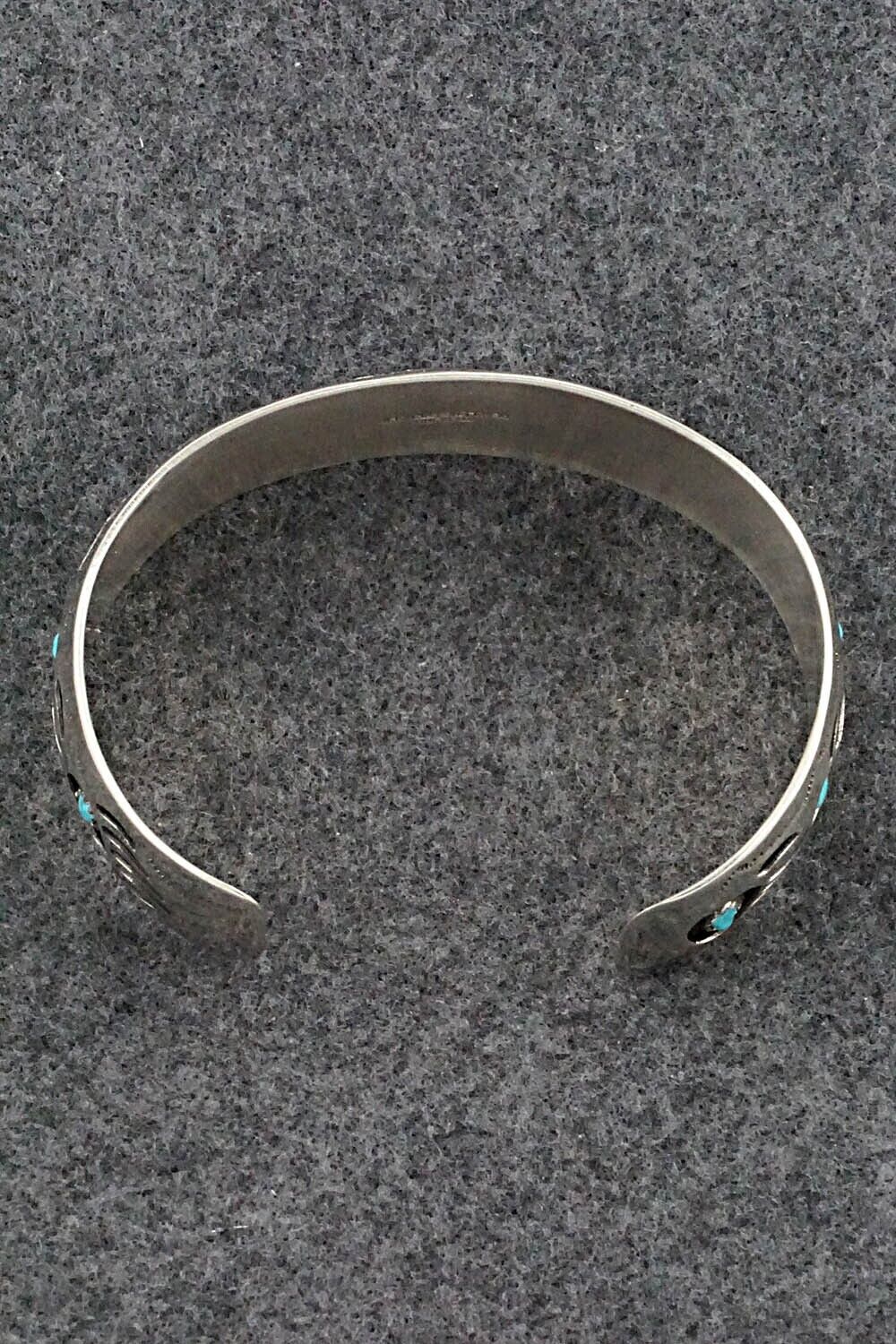 Turquoise & Sterling Silver Bracelet - Pearlene Spencer