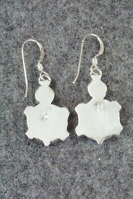 Turquoise, Shell & Sterling Silver Earrings - Kathryn Qualo
