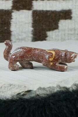 Mountain Lion Zuni Fetish Carving - Cody Nastacio - High Lonesome Trading