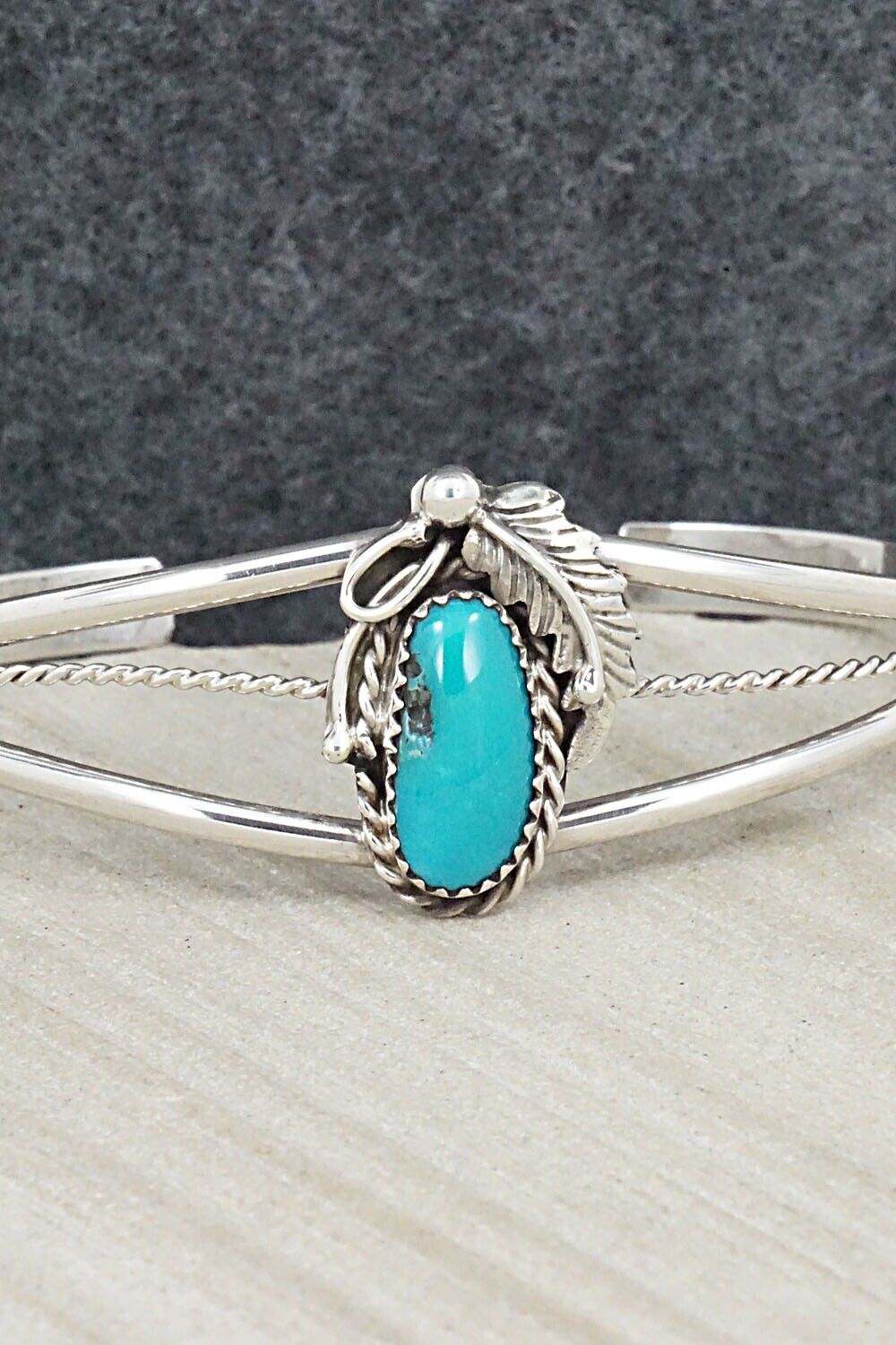 Turquoise & Sterling Silver Bracelet - Alice Rose Saunders