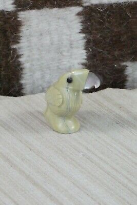 Bird Zuni Fetish Carving - Edison Bobelu