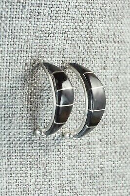 Jet & Sterling Silver Earrings - Val Laate