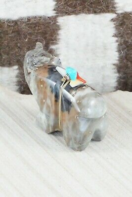 Bear Zuni Fetish Carving - Stewart Alanzo