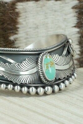 Turquoise & Sterling Silver Bracelet - Tom Lewis