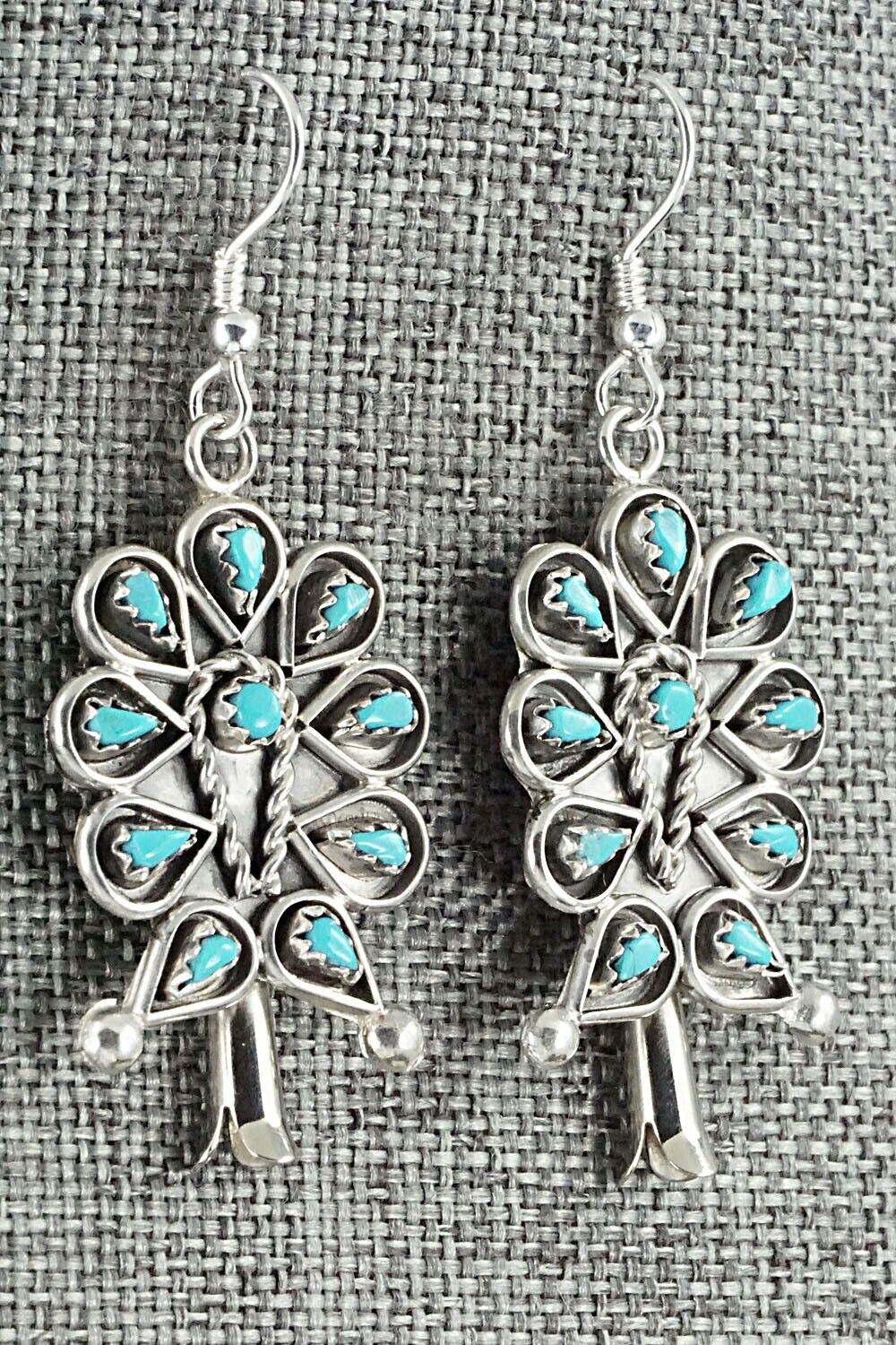 Turquoise & Sterling Silver Earrings - Tricia Leekity