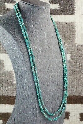 Turquoise & Sterling Silver Necklace - Navajo
