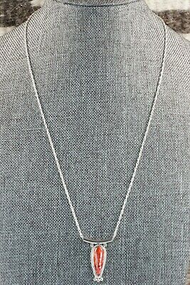 Spiny Oyster & Sterling Silver Necklace - Sharon McCarthy