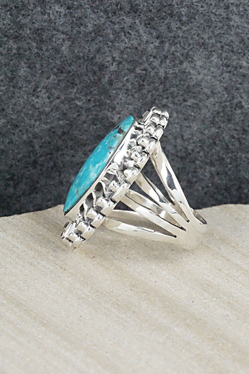 Turquoise & Sterling Silver Ring - Jimson Belin - Size 6