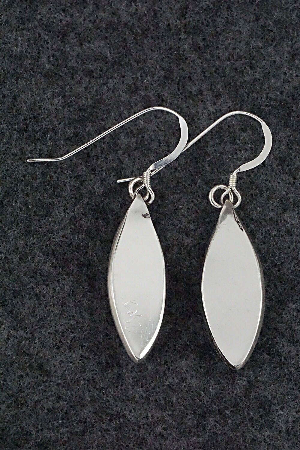 Turquoise & Sterling Silver Earrings - Evelyn Mahkee