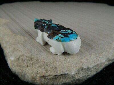 Badger Zuni Fetish Carving - Nelson Yatsattie - High Lonesome Trading