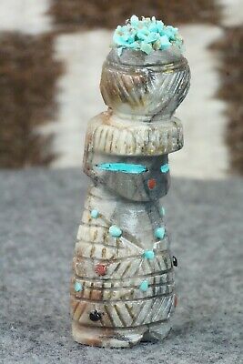 Corn Maiden Zuni Fetish Carving - Carl Etsate