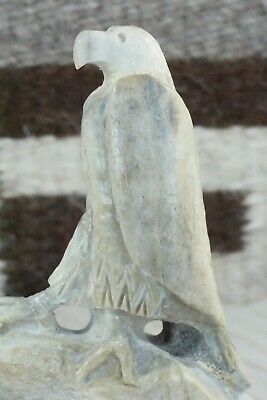 Eagle Zuni Fetish Carving - Allison White