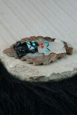 Frog Zuni Fetish Carving - Peter Natewa - High Lonesome Trading