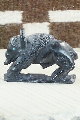 Buffalo Zuni Fetish Carving - Derrick Kaamasee