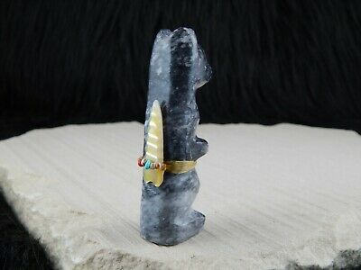 Bear Zuni Fetish  Carving - Peter Gasper - High Lonesome Trading