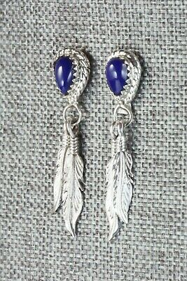 Lapis & Sterling Silver Earrings - Annissa Martinez