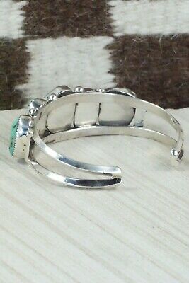 Turquoise and Sterling Silver Bracelet - Pricilla Reeder