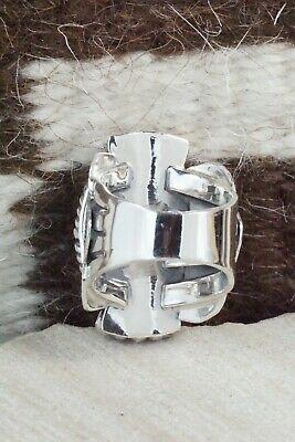 Turquoise & Sterling Silver Ring - Mike Smith - Size 5.5 - High Lonesome Trading