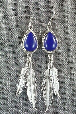 Lapis & Sterling Silver Earrings - Harris Largo