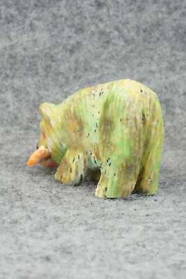 Bear Zuni Fetish Carving - Andres Quandelacy