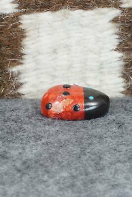 Lady Bug Zuni Fetish Carving - Reynold Lunasee