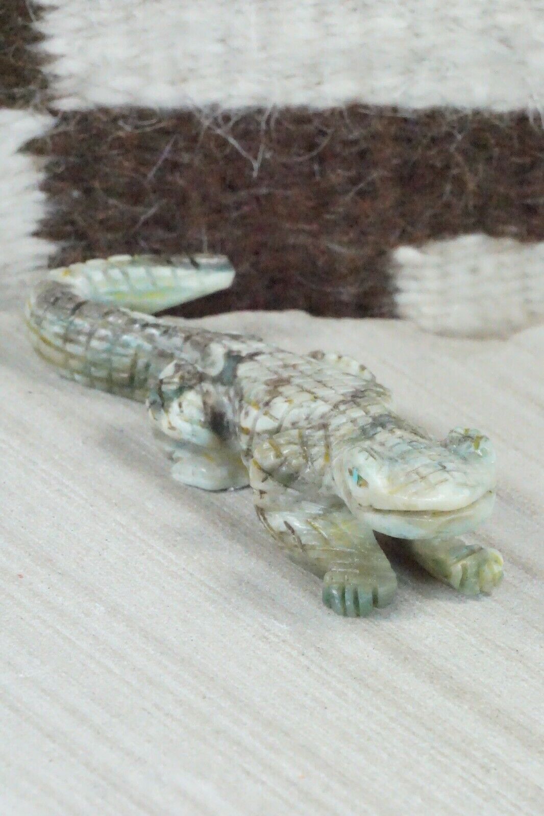 Lizard Zuni Fetish Carving - Tony Mackel