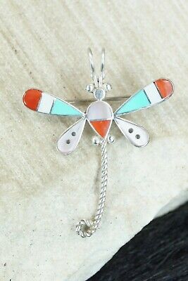 Multi Stone and Sterling Silver Pendant & Pin - Lyndon Ahiyite