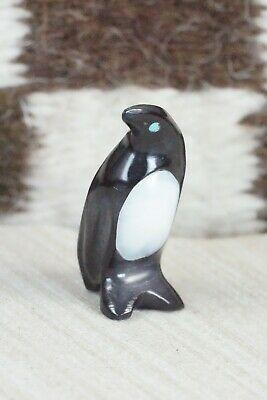 Penguin Zuni Fetish Carving - Calvert Bowannie - High Lonesome Trading