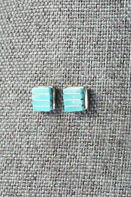 Turquoise & Sterling Silver Earrings - Janelle Shebola