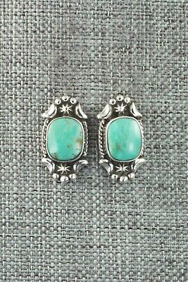 Turquoise & Sterling Silver Earrings - Betty Begay