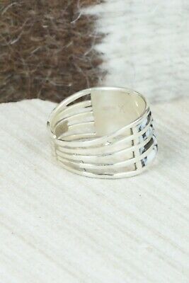 White Buffalo & Sterling Silver Ring - Claresse Kylestewa - Size 9.25