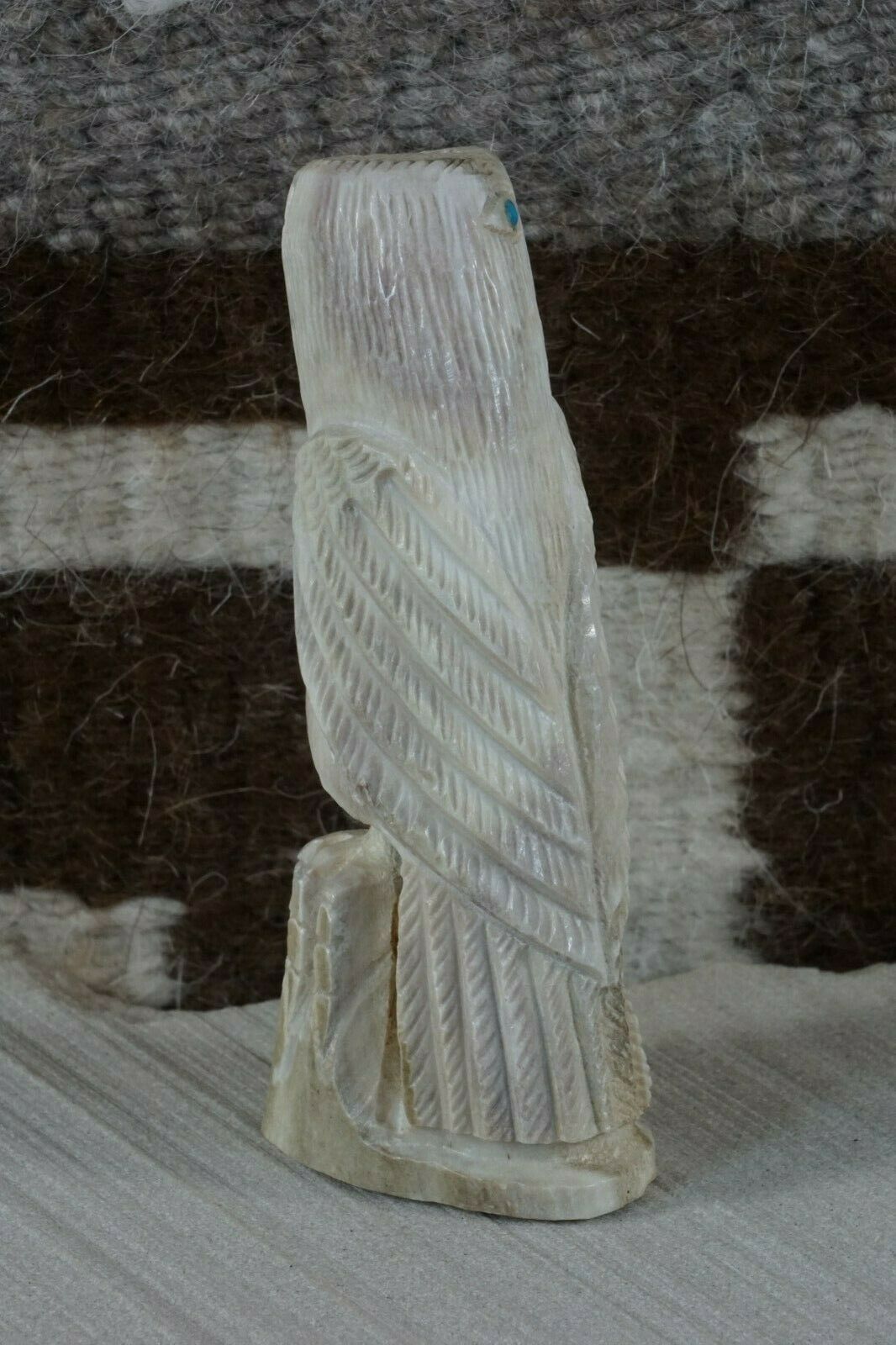 Eagle Zuni Fetish Carving - Garrick Weeka - High Lonesome Trading