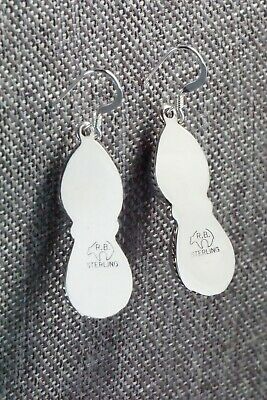 Turquoise & Sterling Silver Earrings - Verley Betone - High Lonesome Trading